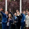 Церемонія підняття прапора Європейського Союзу за участі Президента України та представників молоді, які брали участь у Революції Гідності