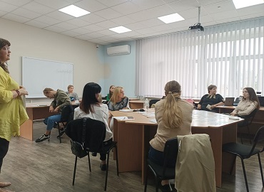 В.Ковальчук прийняла участь у Адаптаційному тренінгу для нових співробітників, організованому ННЦ розвитку персоналу та лідерства КУБГ