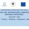 Міжнародний круглий стіл: «Сучасне право: міжнародний вимір і національний досвід»