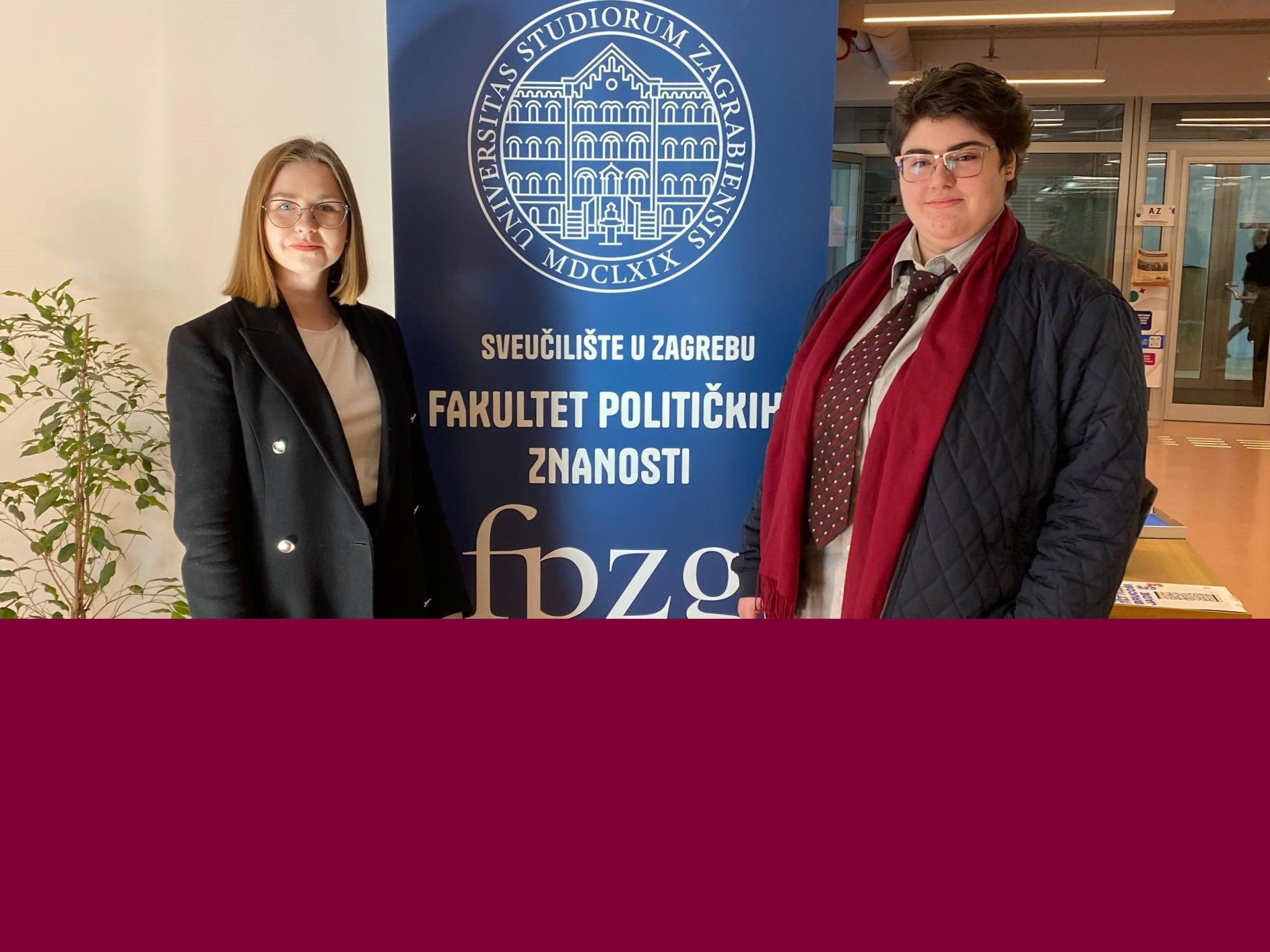 Студентки-міжнародниці магістерських ОП на програмі академічної мобільності у Загребському університеті: перші кроки в рамках Erasmus+